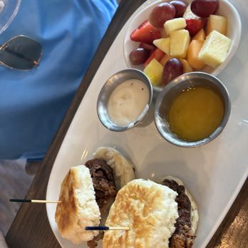 Moonshine Deck - Chicken biscuit - American Near Me - Houston, Texas