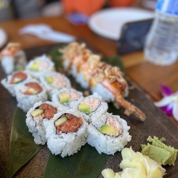 Mj Sushi - Spicy tuna, California roll, crunchy salmon tempura - Sushi Bars Near Me - Danville, California