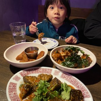 886 - Honey Glazed Popcorn Chicken Tian Bu La (Fried Fish Cake) Zhu Xie Gao (Pork's Blood Cake) - Taiwanese Near Me - New York, New York