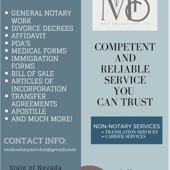 MCB Notary Services - Notaries Near Me
