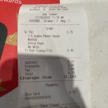 Starbucks - Coffee & Tea Near Me - Burbank, California