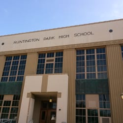 Huntington Park High School - The front of the school