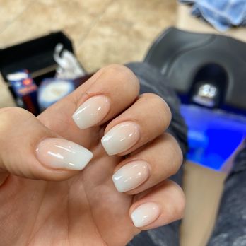 Lavender Nails & Spa - I have to have short nails for work but these came out beautiful - Nail Salons Near Me - Roseville, California