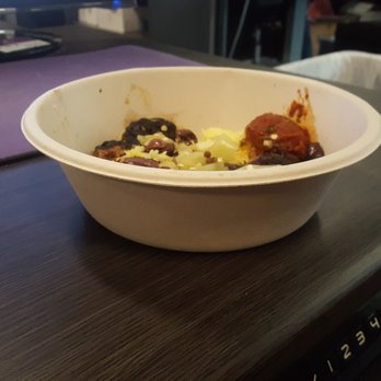 CAVA - $12.41 for a grain bowl with meatballs. The picture was taken immediately after I removed the plastic lid. The bowl isn't even a third full. - Mediterranean Near Me - Irvine, California CAVA - $12.41 for a grain bowl with meatballs. The picture was taken immediately after I removed the plastic lid. The bowl isn't even a third full. - Mediterranean Near Me - Irvine, California
