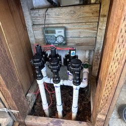New Irrigation system (After) 3/4 Hunter valves