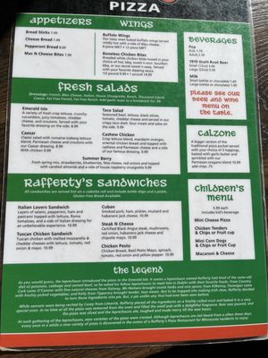 Menu photo 3 Rafferty’s Pizza Crosby, MN Menu photo 3 Rafferty’s Pizza Crosby, MN
