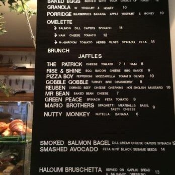 Naked Espresso Bar - Menu - Restaurants Near Me - Melbourne, VIC