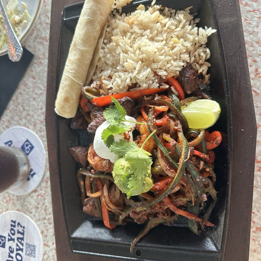 Coasterra - Steak and Shrimp Fajita- comes with 2 tortillas - Mexican Near Me - San Diego, California