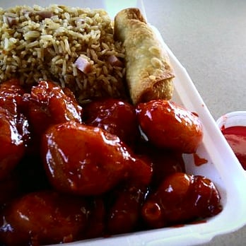 ABC Chinese Restaurant - The $5.75 combo meal. I chose ABC chicken. It is like sweet and sour chicken with some spice. - Chinese Near Me - West Valley City, Utah ABC Chinese Restaurant - The $5.75 combo meal. I chose ABC chicken. It is like sweet and sour chicken with some spice. - Chinese Near Me - West Valley City, Utah