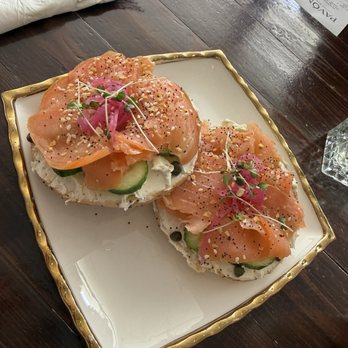 Pavón Coffee Den - Lox on everything bagel - Coffee & Tea Near Me - Houston, Texas