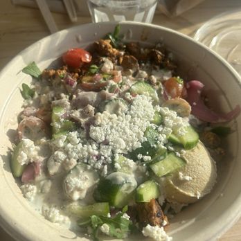 CAVA - Chicken and rice bowl - Mediterranean Near Me - Paramus, New Jersey