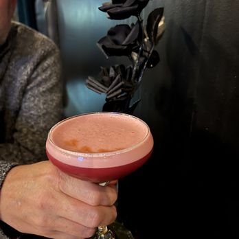 The Black Rabbit - Hibiscus mezcal sour - Gastropubs Near Me - Stockton, California The Black Rabbit - Hibiscus mezcal sour - Gastropubs Near Me - Stockton, California