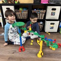 Kirsis' Home Care - These two friends shared activity and together they built an amazing Marble run.