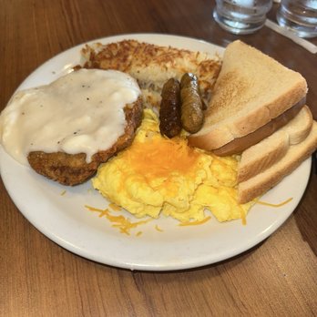 Denny's - Country Fried Steak & Eggs - American Near Me - Riverside, California Denny's - Country Fried Steak & Eggs - American Near Me - Riverside, California