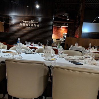 Khazana by Chef Sanjeev Kapoor - Uncleared empty tables though not a busy night-light very off putting :( - Indian Near Me - Milton, Ontario Khazana by Chef Sanjeev Kapoor - Uncleared empty tables though not a busy night-light very off putting :( - Indian Near Me - Milton, Ontario