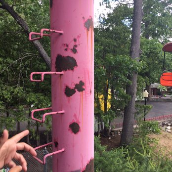Six Flags Great Escape - Rusted and paint chipped Gondola ride, didn't make us feel safe - Amusement Parks Near Me - Queensbury, New York Six Flags Great Escape - Rusted and paint chipped Gondola ride, didn't make us feel safe - Amusement Parks Near Me - Queensbury, New York