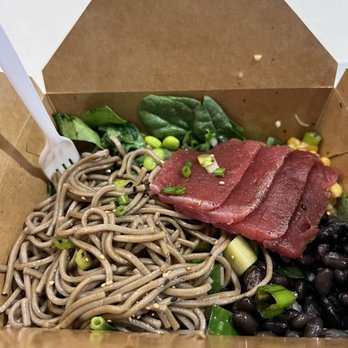 living foods - Ahi soba noodle - Food Court Near Me - Vancouver, British Columbia living foods - Ahi soba noodle - Food Court Near Me - Vancouver, British Columbia