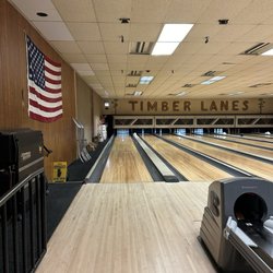 Timber Lanes - The view from lane 1