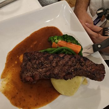 Sambucas On Church - Striploin with garlic mash - Italian Near Me - Toronto, Ontario