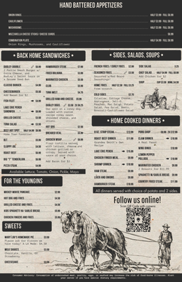 Menu photo 2 Uncle Dudley's Restaurant & Catering Willard, OH Menu photo 2 Uncle Dudley's Restaurant & Catering Willard, OH
