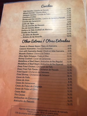 Menu photo 6 La Perla Miami, FL