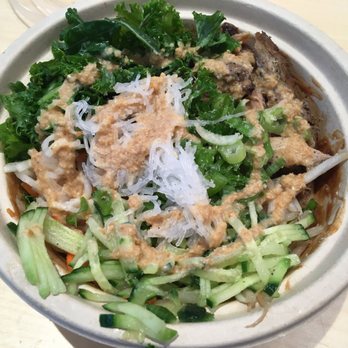 Junzi Kitchen - Furu chicken knife noodle,I like the sweet "furu" sauce very much, but I have to say it's not really that, it is more like "tianmian" sauce. - Chinese Near Me - New York, New York