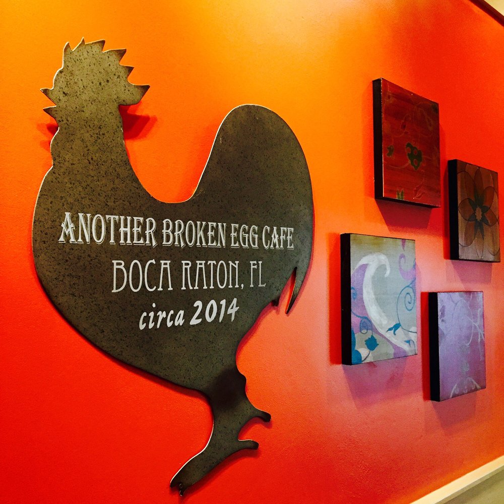 Another Broken Egg Cafe - Very cool wall. - Breakfast & Brunch Near Me - Delray Beach, Florida Another Broken Egg Cafe - Very cool wall. - Breakfast & Brunch Near Me - Delray Beach, Florida