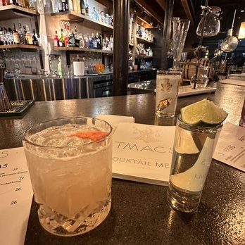 TMACS - Mezcal cocktail on their rotating featured drink menu - this was a great pick! - Italian Near Me - Walla Walla, Washington