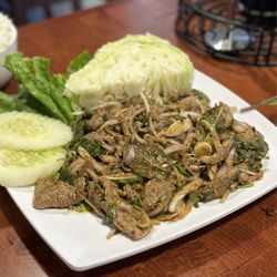 Thai Boat Noodles - Beef Larb