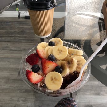 Olive Cafe - Açaí bowl with a cup of joe! - Breakfast & Brunch Near Me - San Diego, California