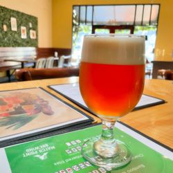 Match Point Brewing - Freshly tapped Golden Monkey Black Tea Amber! Enjoy while playing mahjong and contemplating the meaning of life.