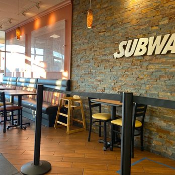 Subway - a subway subway sign on the wall of a restaurant - Sandwiches Near Me - Chesapeake, Virginia