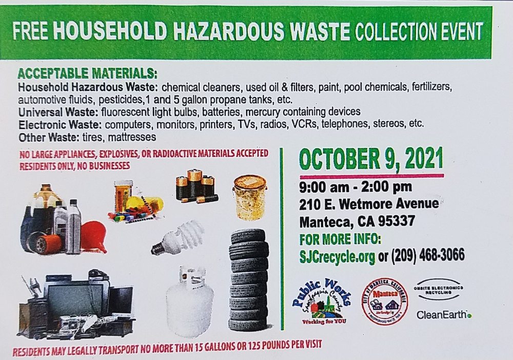 SAN JOAQUIN HOUSEHOLD HAZARDOUS WASTE CONSOLIDATION FACILITY Updated