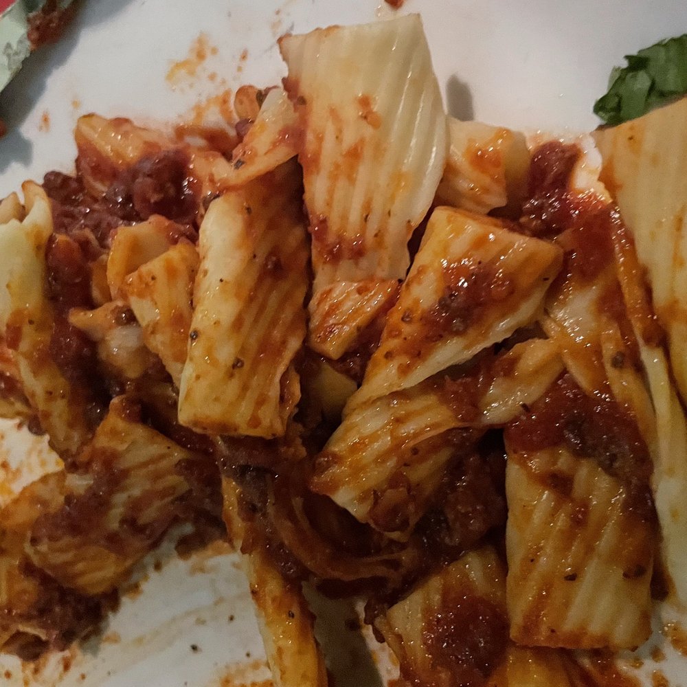 Overcooked slimy, and tasty pasta Overcooked slimy, and tasty pasta