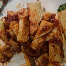 Overcooked slimy, and tasty pasta Overcooked slimy, and tasty pasta
