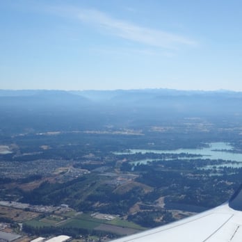 American Airlines - Over Puget Sound - Airlines Near Me - Seattle, Washington