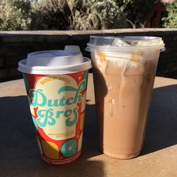 Dutch Bros Coffee - Caramelizer and Hazelnut Truffle Mocha - Coffee & Tea Near Me - Tempe, Arizona