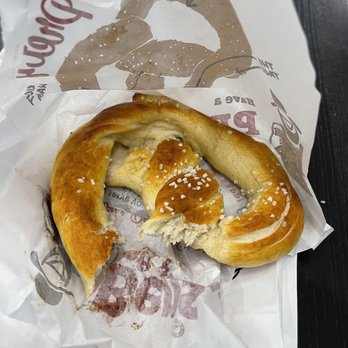 Ben's Soft Pretzels - Pretzel!!!! (Sorry there is a bite missing I couldn't contain myself) - Pretzels Near Me - Indianapolis, Indiana Ben's Soft Pretzels - Pretzel!!!! (Sorry there is a bite missing I couldn't contain myself) - Pretzels Near Me - Indianapolis, Indiana