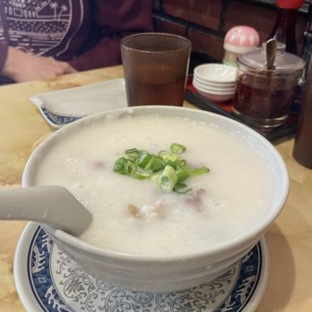 Mike's Noodle House - Preserved Egg and Pork Congee - Cantonese Near Me - Seattle, Washington Mike's Noodle House - Preserved Egg and Pork Congee - Cantonese Near Me - Seattle, Washington
