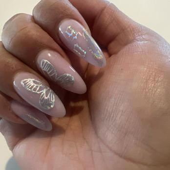 Nail-It! - Two differently butterfly and then the 90 to a 09 this is all on my left hand. They told me I would have to pay for the service again. - Nail Salons Near Me - Spring Valley, California Nail-It! - Two differently butterfly and then the 90 to a 09 this is all on my left hand. They told me I would have to pay for the service again. - Nail Salons Near Me - Spring Valley, California