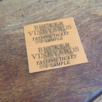 Becker Vineyards - Tasting tickets. - Wine Tasting Room Near Me - Fredericksburg, Texas Becker Vineyards - Tasting tickets. - Wine Tasting Room Near Me - Fredericksburg, Texas