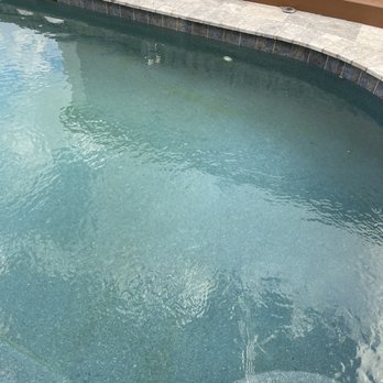 Pool Troopers - Yellow pool scum that was supposedly cleaned today that they won't come back to clean tomorrow - Pool Cleaners Near Me - Fort Myers, Florida