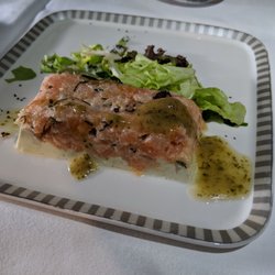 Singapore Airlines - Smoked Salmon Appetizer