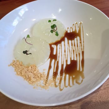 Simple NYC - Raindrop cake- Pear and Yuzu - Poke Near Me - New York, New York Simple NYC - Raindrop cake- Pear and Yuzu - Poke Near Me - New York, New York