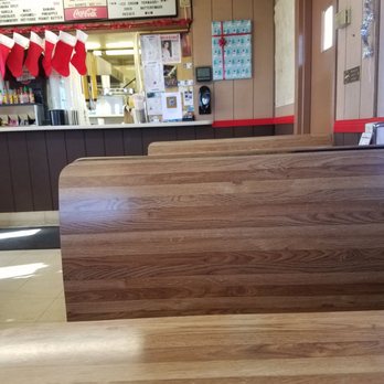 Trails Drive In - Seating. - Burgers Near Me - Trona, California