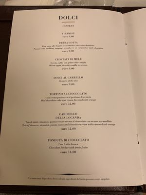 Menu photo 2 La Locanda del Gatto Rosso Milan, MI Menu photo 2 La Locanda del Gatto Rosso Milan, MI