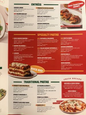 Menu photo 6 Buca di Beppo Italian Restaurant Orlando, FL