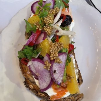 Barbuzzo - Steelhead trout tartine - Mediterranean Near Me - Philadelphia, Pennsylvania