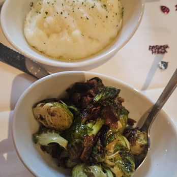 Ruth's Chris Steak House - Mashed potatoes and brussels - Seafood Near Me - Somerville, Massachusetts