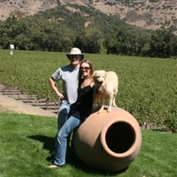 Eye on Wine - A photo Gordon took of of us at Pine Ridge. - Wine Tours Near Me - St. Helena, California